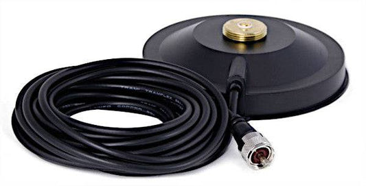 Magnetic Mount Base for spring whip antenna