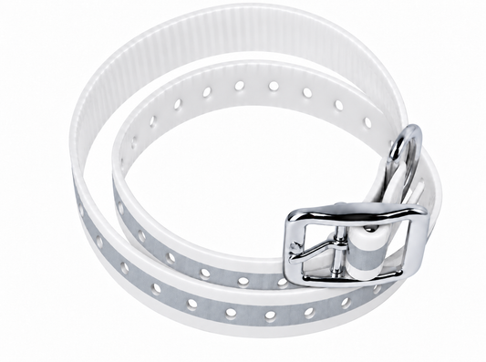 3/4 inch ecollar reflective white
