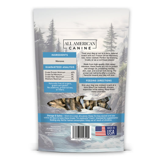 Freeze Dried Minnows 1.25 oz.