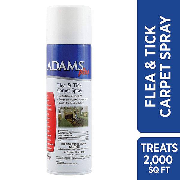 Adams Plus Flea and Tick Carpet Spray - 16 ounces - OKIE DOG SUPPLY