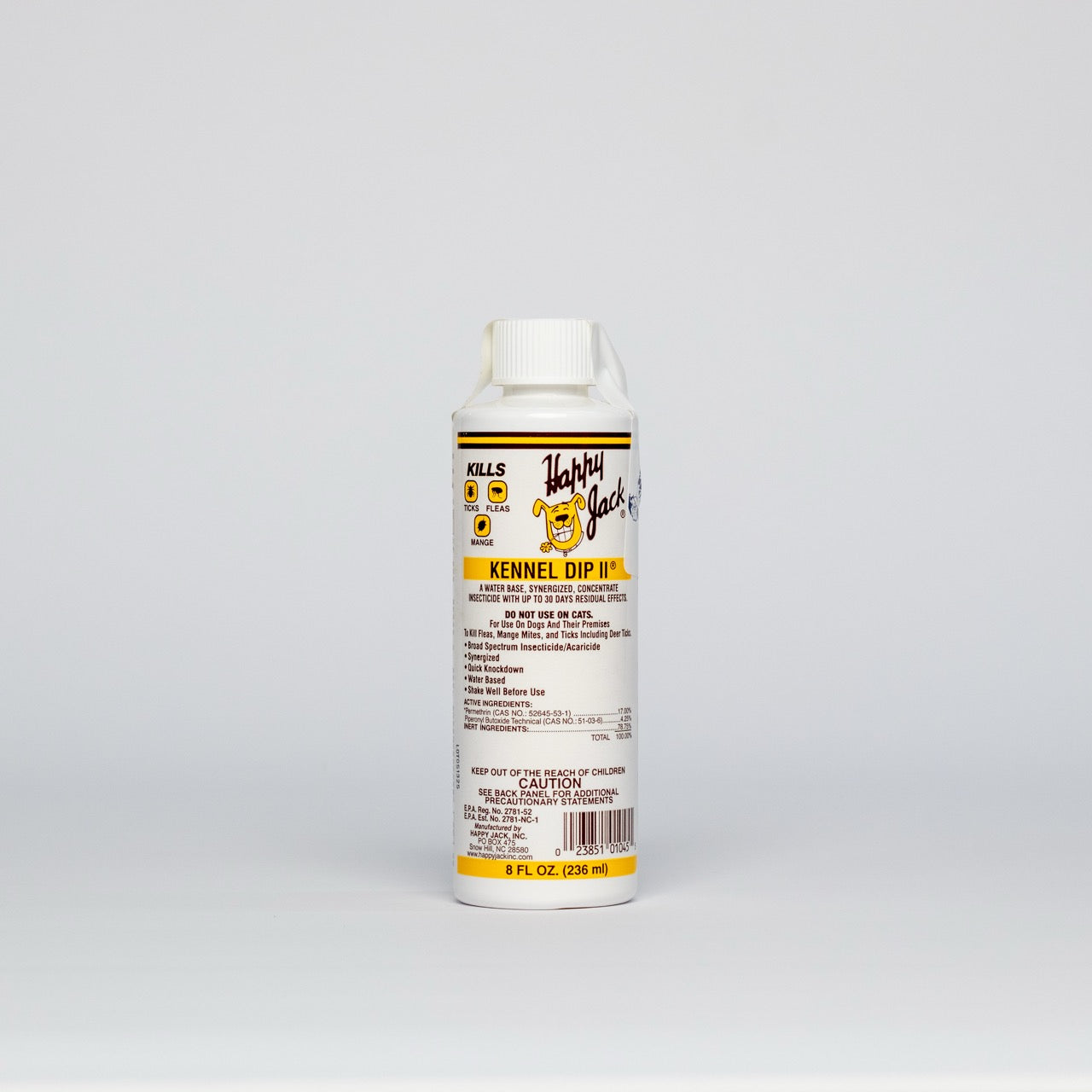 Happy Jack Kennel Dip II | Flea & Tick Dip for Dogs | Kennel Flea