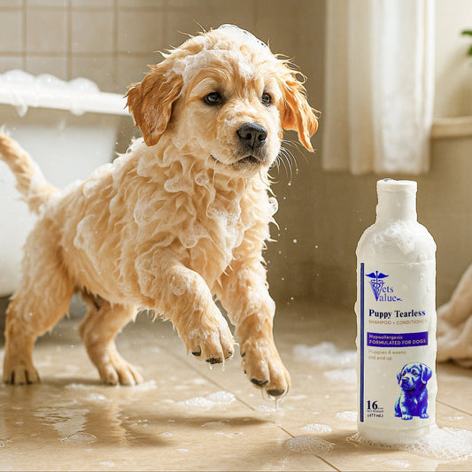 Vets Value Puppy Tearless Shampoo + Conditioner - 16oz