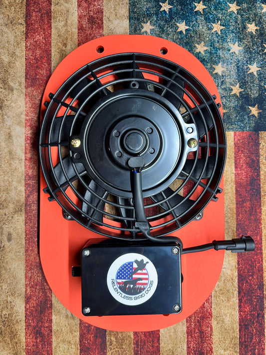 fan ruffland orange front