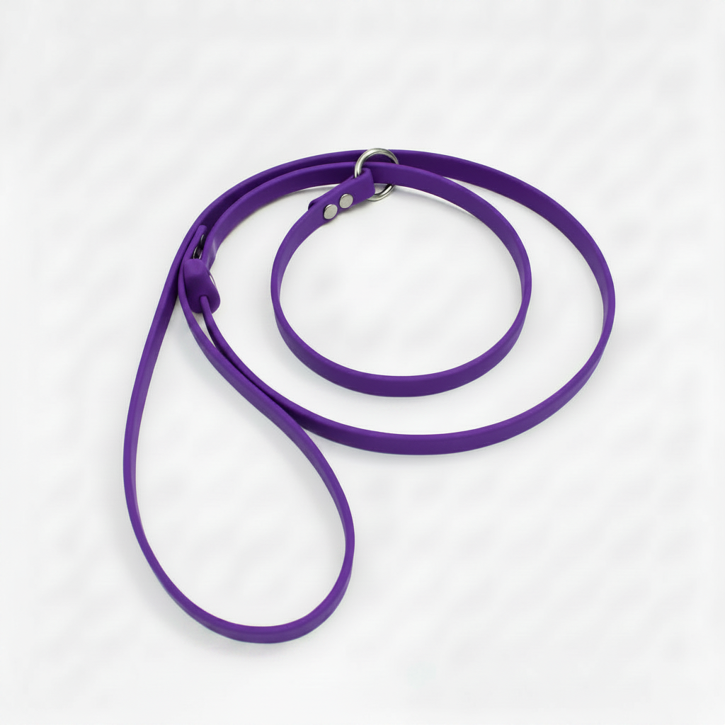 PURPLE SLIP LEAD WITH PURPLE STOP