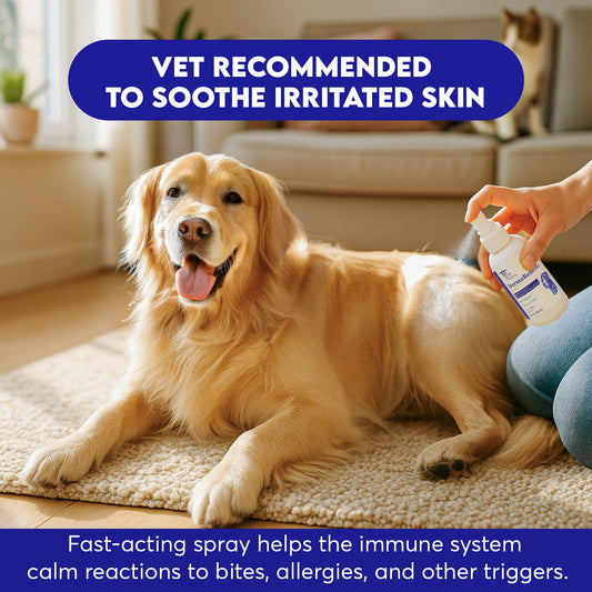 Hydrocortisone Quick Relief Spray for Dogs Cats Horses – 4oz