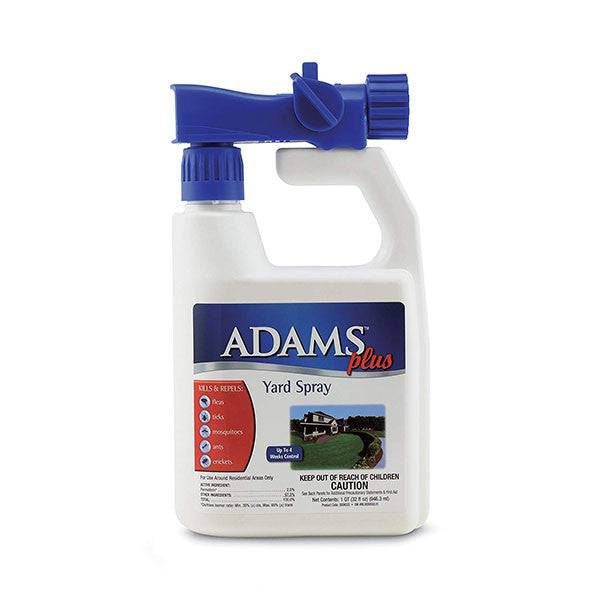 Adams Plus Yard Flea and Tick Spray - 32 ounces - OKIE DOG SUPPLY
