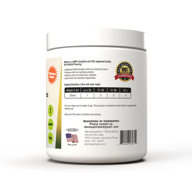 Digestive Probiotics - 120ct Chews - OKIE DOG SUPPLY