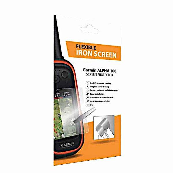 GVDS Flexible Iron Screen Protector For Garmin Alpha 100 – 5H Hardness, Anti-Fingerprint, Oleophobic Coating