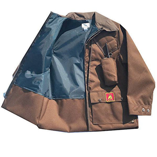 Mule Original Briarproof Front Load Game Coat - Brown - OKIE DOG SUPPLY