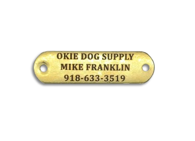laser engraved brass nameplate