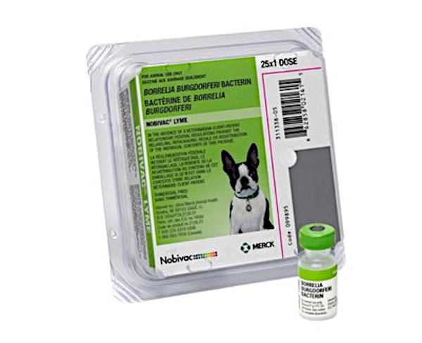 Vaccine - Nobivac Lyme Vaccine - 25 dose pack - OKIE DOG SUPPLY