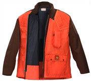 Mule Original Briarproof Front Load Game Coat - Brown/Orange - OKIE DOG SUPPLY