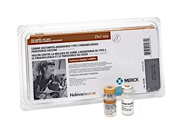 Vaccine - Nobivac 5way - 5 in 1 - 25 dose pack - OKIE DOG SUPPLY