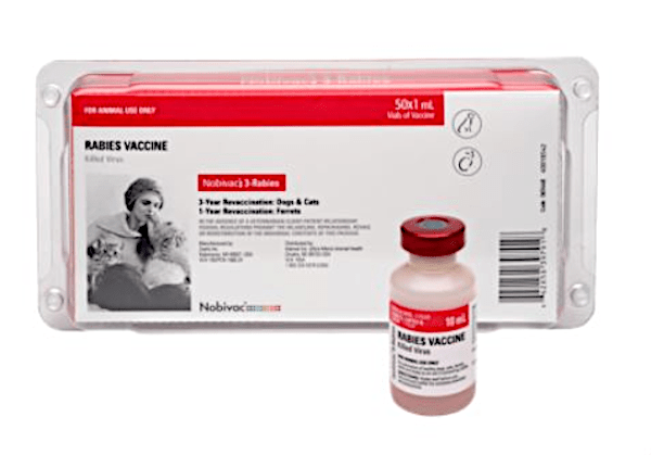 Vaccine - Nobivac Rabies - 50 dose -3 Year - OKIE DOG SUPPLY
