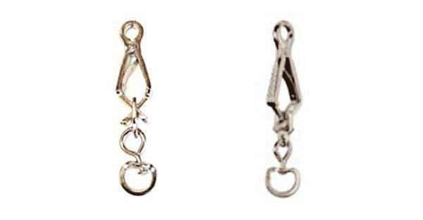 Herm Sprenger Chrome Plated French Snaps - Scissor Snaps - 3/4 - OKIE DOG SUPPLY