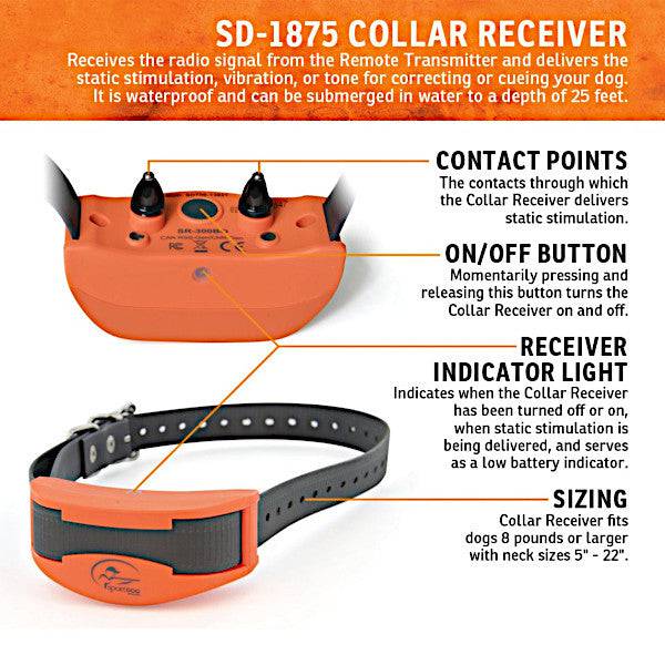 SportDOG UplandHunter - 1875 - OKIE DOG SUPPLY