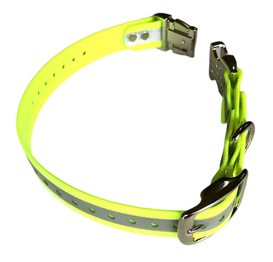 Tip Top Specialty Dayglo E-Collar - Reflective 3/4 Inch or 1 Inch - OKIE DOG SUPPLY