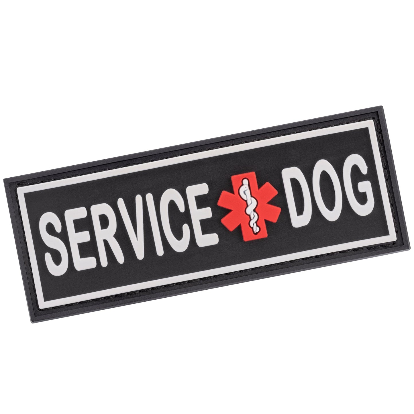 Dogline Service Dog 3D Rubber Patches