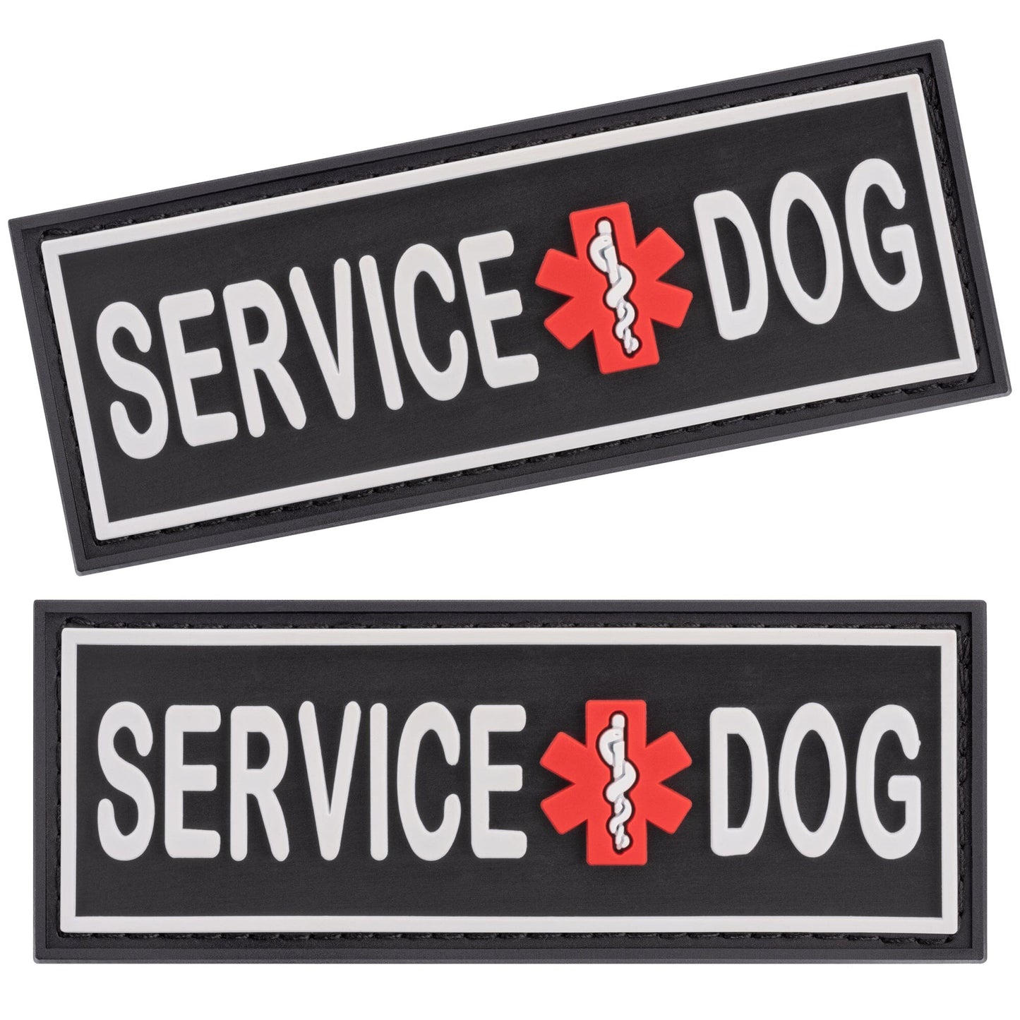 Dogline 3D Rubber Removable Patches for Dog Harness and Vest