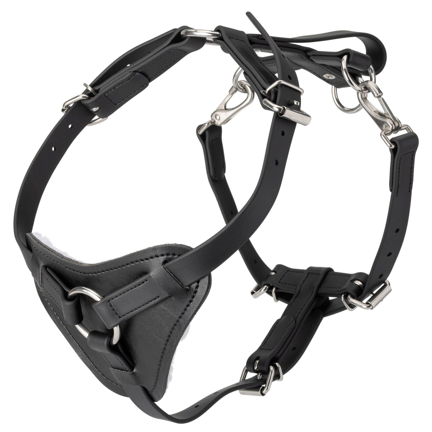 Viper Surge Biothane Working Dog Harness - Stainless Steel Hardware