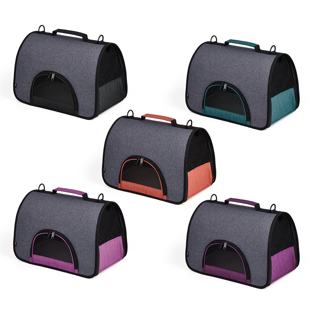 Dual Color Collapsible Pet Carrier