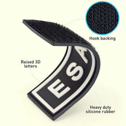 Dogline ESA Dog 3D Rubber Patches