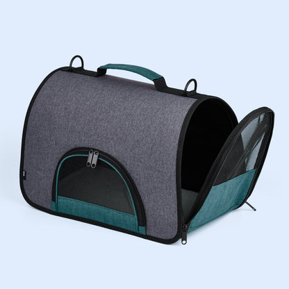 Dual Color Collapsible Pet Carrier