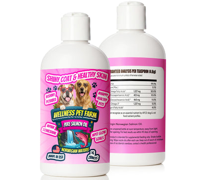 Pure Salmon Oil for Dogs - 16oz