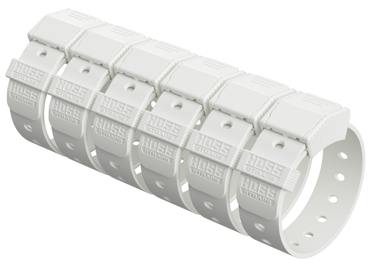 White plastic cable tray with 'Hose' branding on a white background