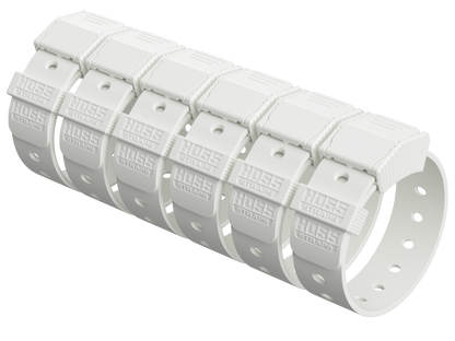 White plastic cable tray with 'Hose' branding on a white background