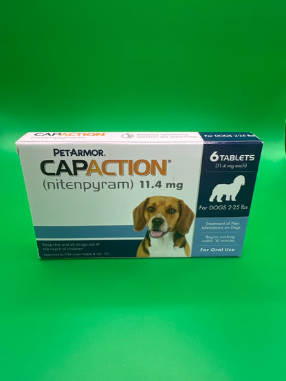 CapAction Fast Acting Flea Tablet - Small Dogs and Cats