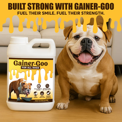 Gainer-GOO - for All Breeds - High Calorie Fat Liquid Weight Gainer - 32oz