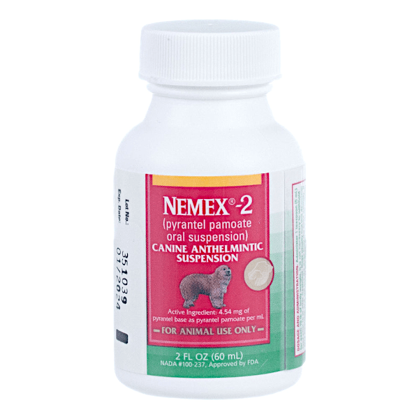 Nemex Wormer - 2oz Bottle - Syringe Included - OKIE DOG SUPPLY