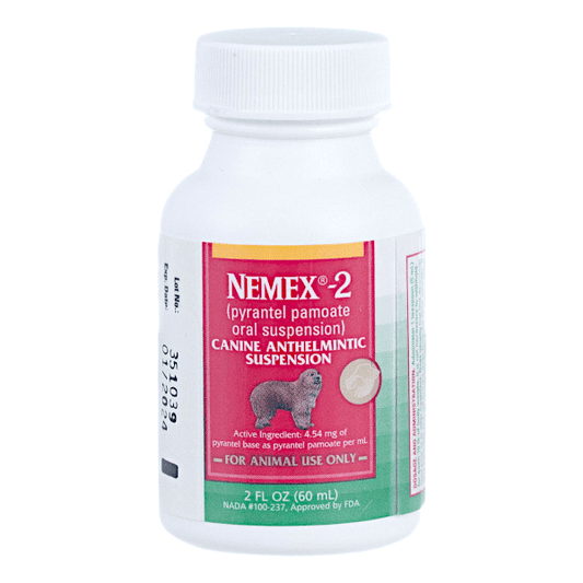 Nemex Wormer - 2oz Bottle - Syringe Included - OKIE DOG SUPPLY