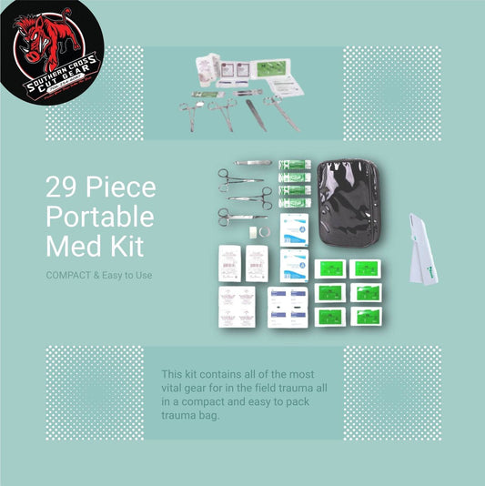 29 Piece Portable Trauma Med Kit - OKIE DOG SUPPLY