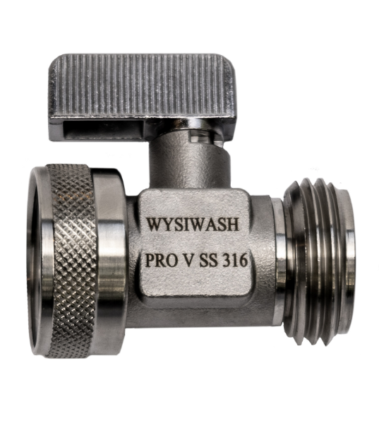 Wysiwash Pro-V 316 Stainless Steel Flow Control Valve
