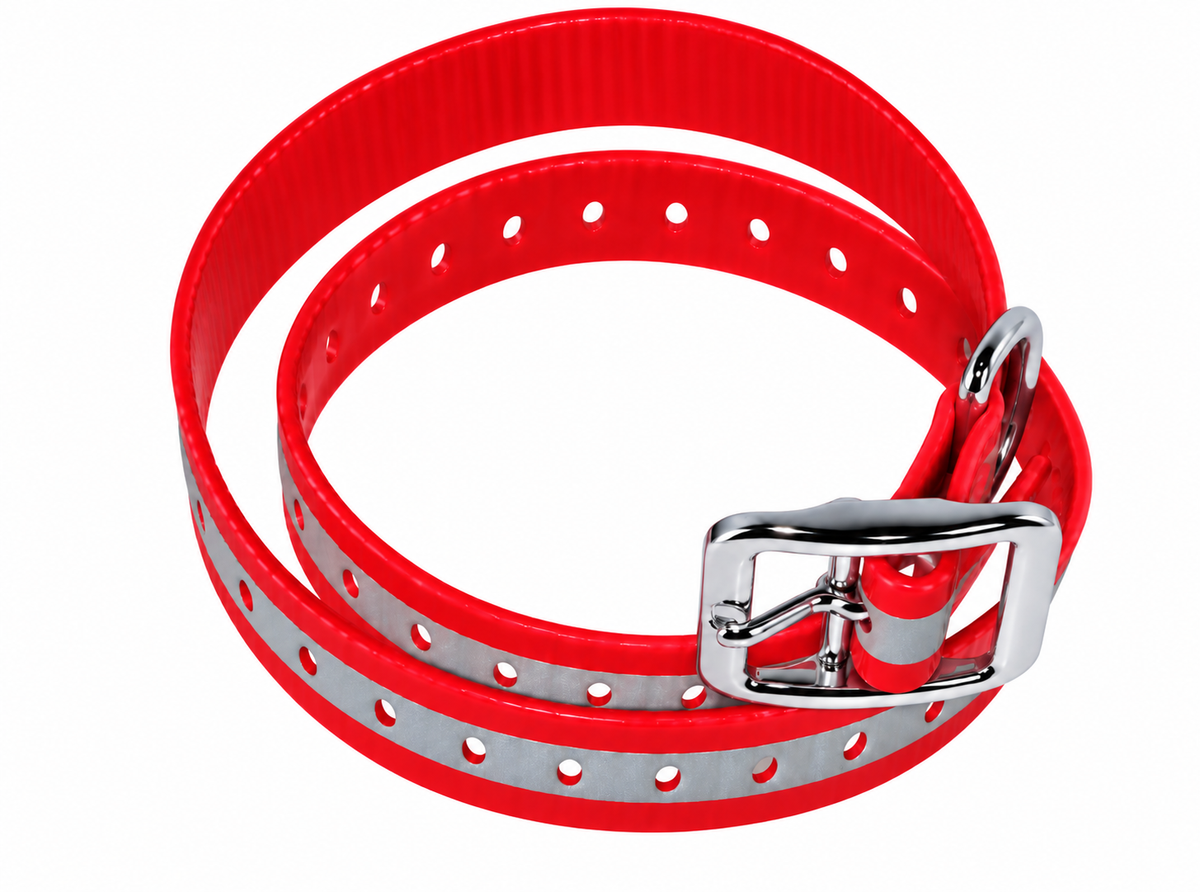 3/4 inch ecollar reflective red