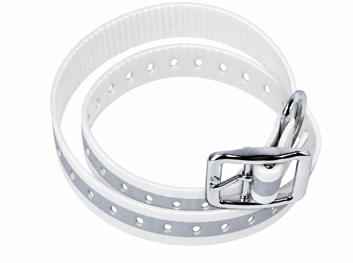 3/4 inch ecollar reflective white
