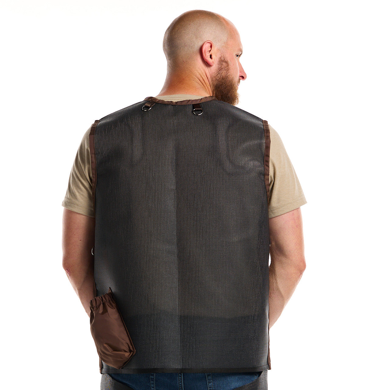 Dog Days Vest | Lightweight Brown and Orange | Okie Dog Supply