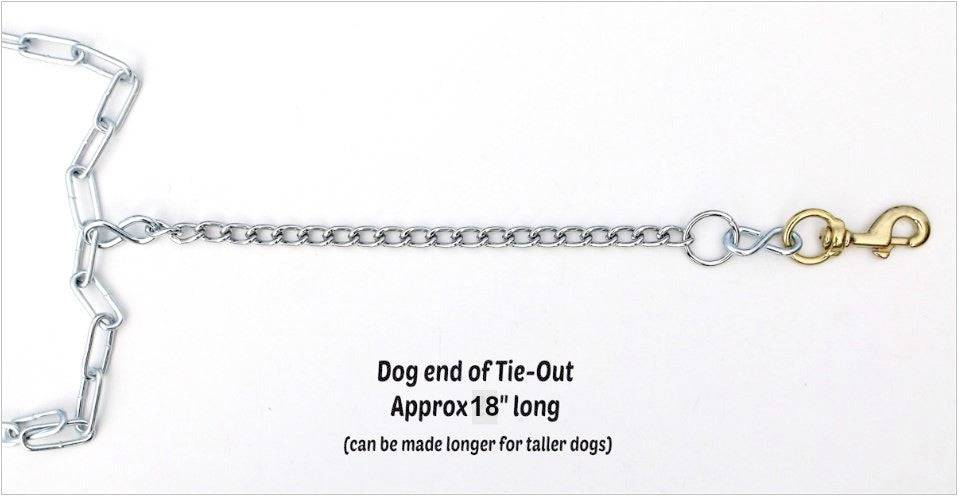 Multi Dog Tie Out Chain - Chain Gang - OKIE DOG SUPPLY