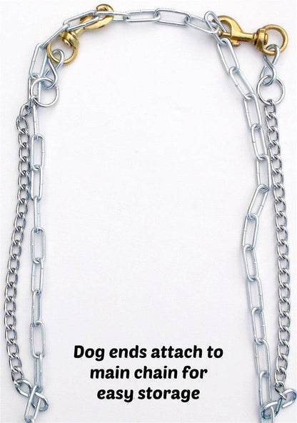 Multi Dog Tie Out Chain - Chain Gang - OKIE DOG SUPPLY