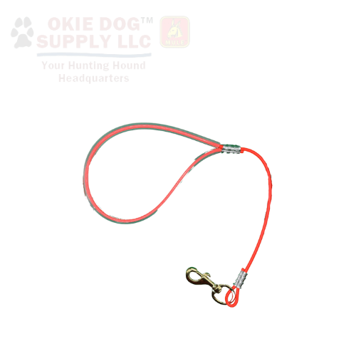 Bulldog Lead - 2ft Long - OKIE DOG SUPPLY