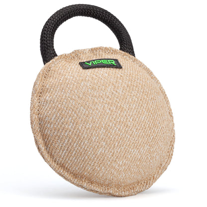 Viper Jute Round Bite Pillow