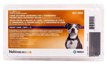 Vaccine - Nobivac 6way Vaccine - 6 in 1 - 25 dose pack - OKIE DOG SUPPLY