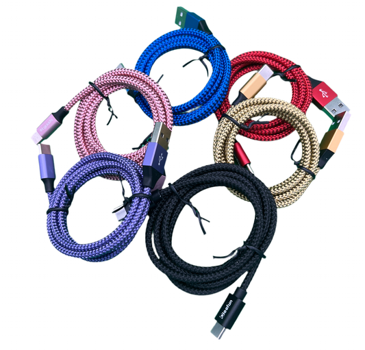 Braided Charging Cord - Alpha 300 or 300i - 3ft long