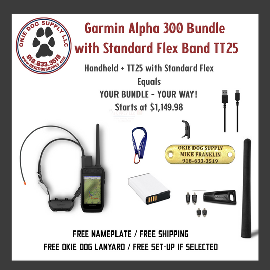 Garmin Alpha 300 Bundle with Standard TT25