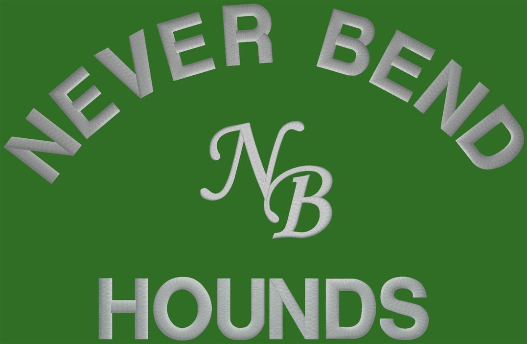 embroidery for never bend hounds