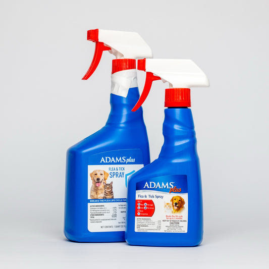 Adams Plus Flea and Tick Spray for Cats and Dogs