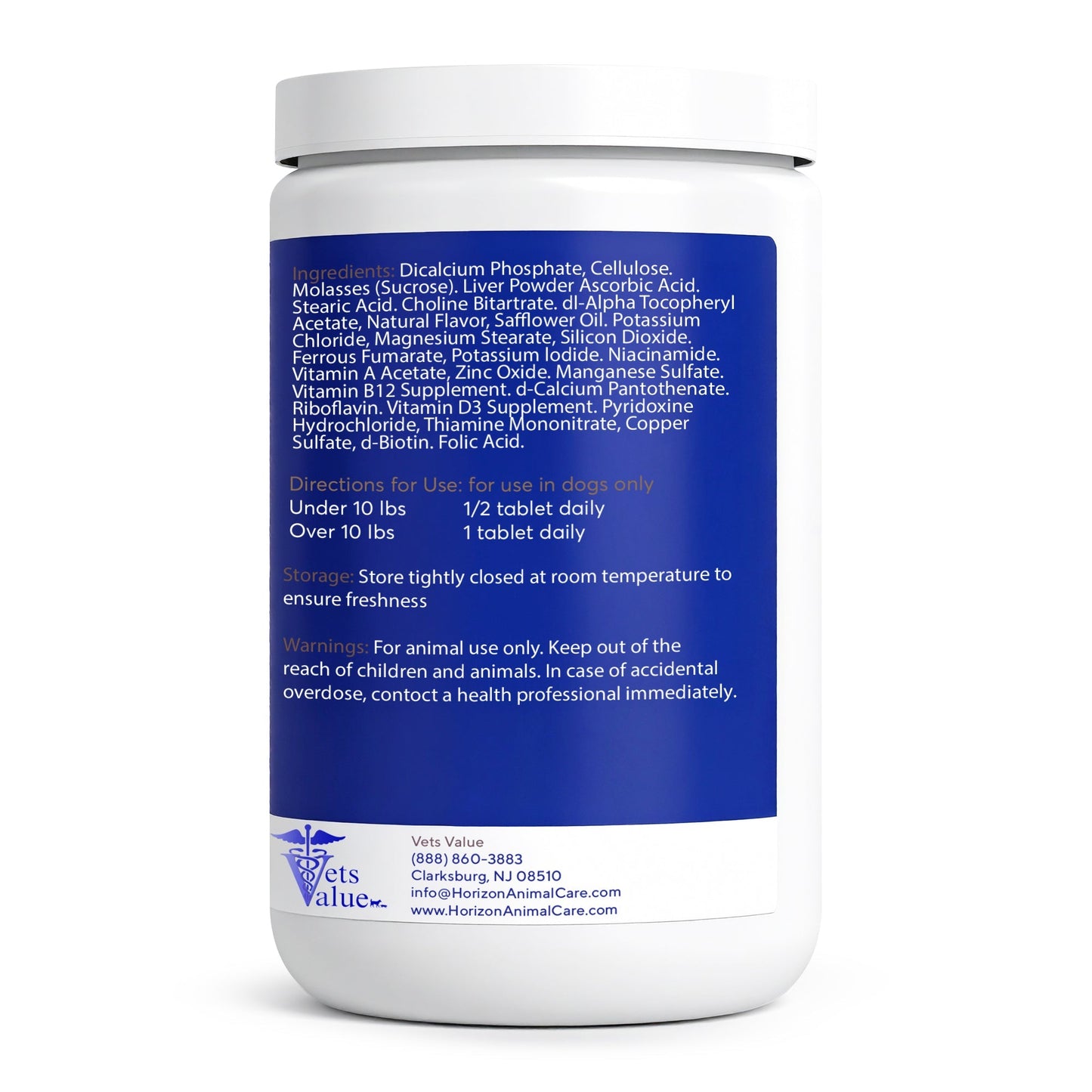 Vets Value All-in-One Dog Vitamins – 365 Chewable Tablets