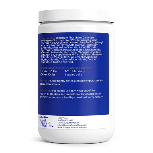 Vets Value All-in-One Dog Vitamins – 365 Chewable Tablets